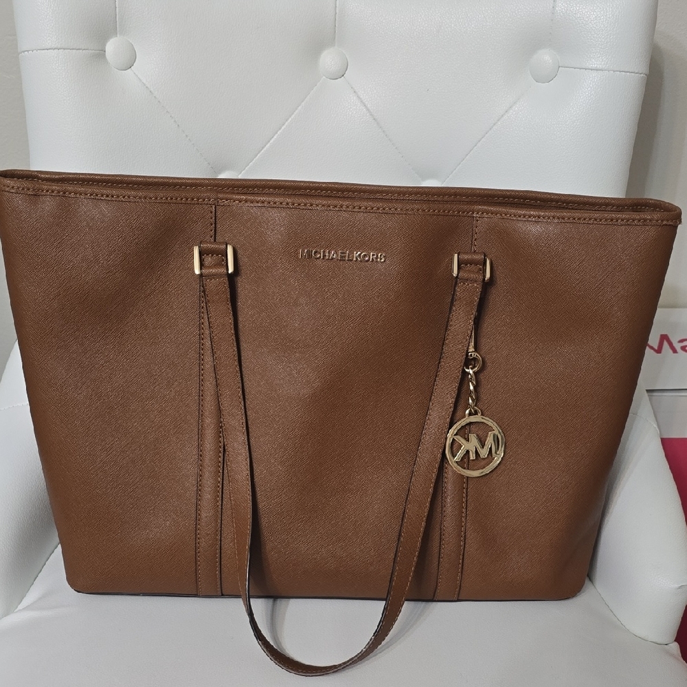 Michael Kors Tan Leather Tote